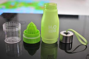 Portable fruit water bottle